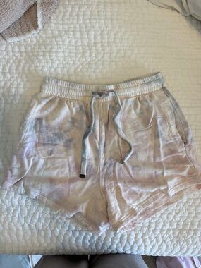 TALENTLESS Women's Tie-Dye Lounge Shorts - Pastel Pink